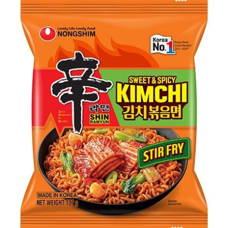 Instantn. Shin Ramyun Kimchi Stir-Fry - Instantn. Shin Ramyun Kimchi Stir-Fry, Pack 137 g