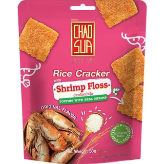 Reiskräcker mit Garnelen Floss - Reiskräcker mit Garnelen Floss, Pack 50 g