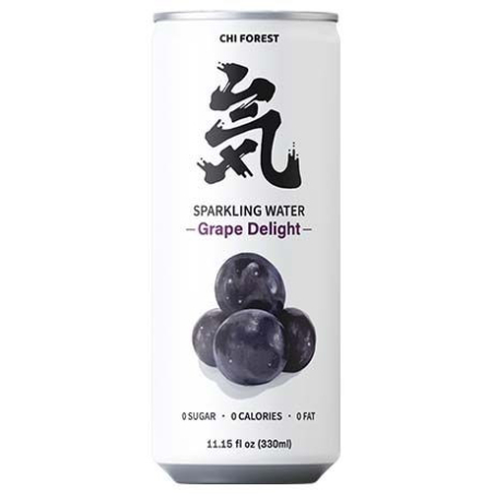 Sprudelwasser Grape Delight Dose - Sprudelwasser Grape Delight Dose, Flasche 330 ml