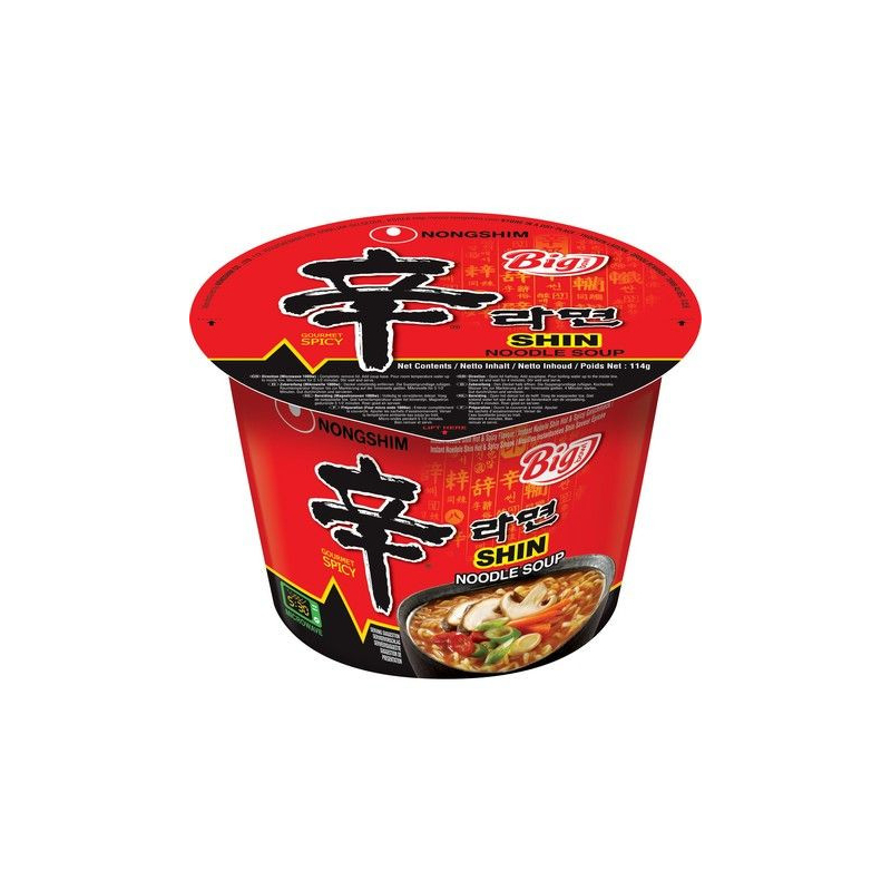 Instantnudeln Shin Schüssel - Instantnudeln Shin Schüssel, Pack 114 g