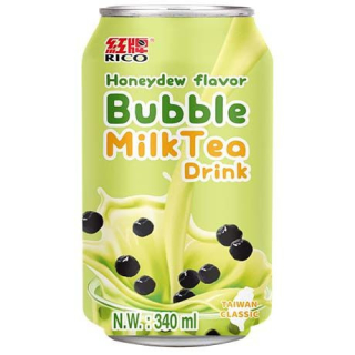 Bubble Milk Tea-Getränk Honigmelone - Bubble Milk Tea-Getränk Honigmelone, Flasche 340 ml