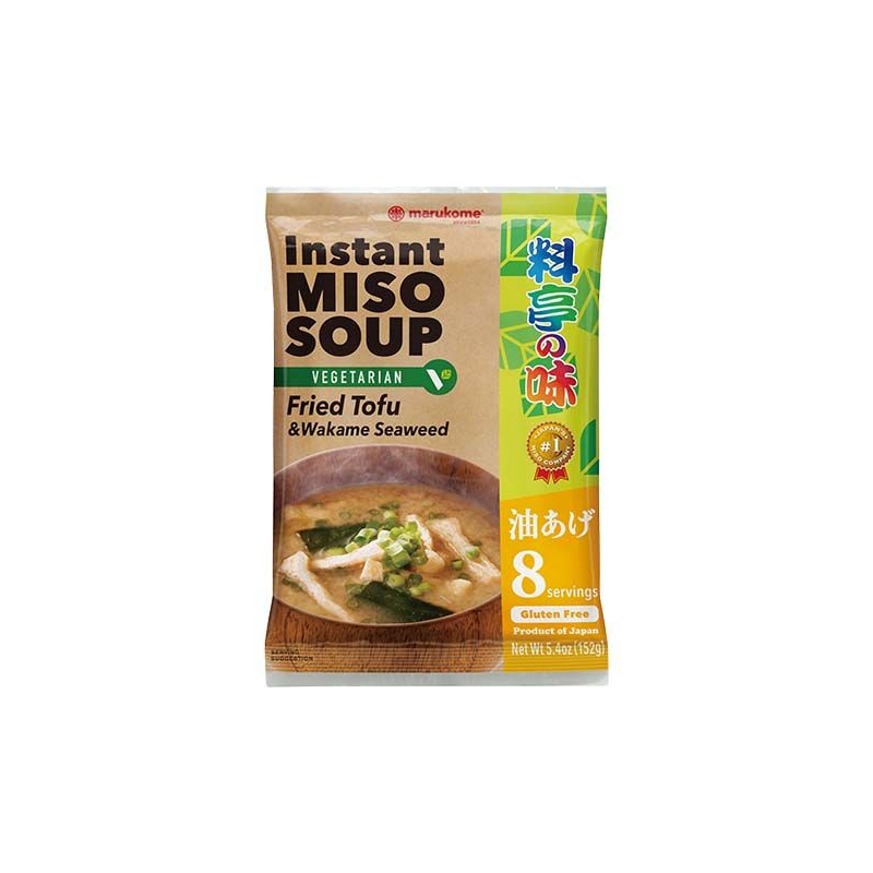 Miso-Suppe Tofu Frittiert & Wakame Veg. - Miso-Suppe Tofu Frittiert & Wakame Veg., Pack 152 g
