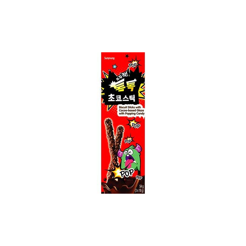 Choco Sticks Popping Candy - Choco Sticks Popping Candy, Pack 54 g