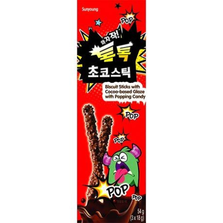 Choco Sticks Popping Candy - Choco Sticks Popping Candy, Pack 54 g