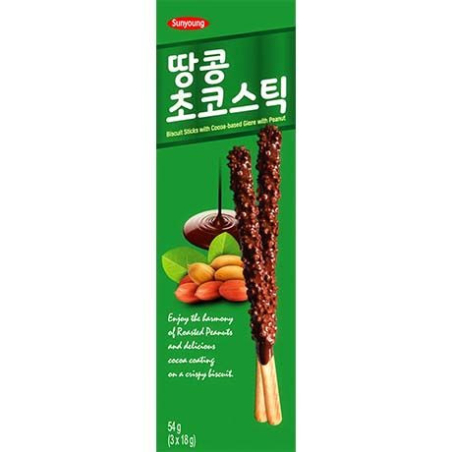 Choco Sticks Erdnuss - Choco Sticks Erdnuss, Pack 54 g