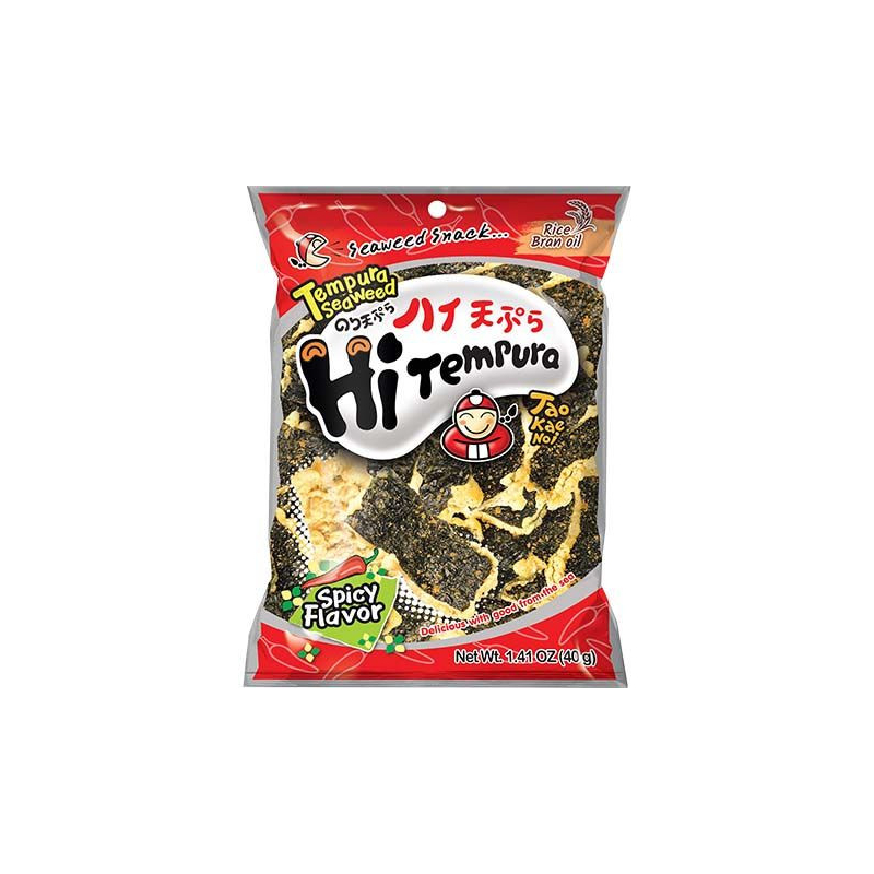 Seetang Snack Tempura Pikant - Seetang Snack Tempura Pikant, Pack 40 g
