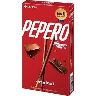 Pepero Keksstangen Chocolate Original - Pepero Keksstangen Chocolate Original, Pack 47 g