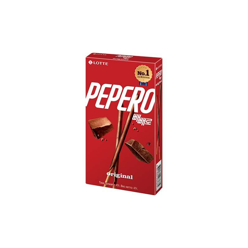 Pepero Keksstangen Chocolate Original - Pepero Keksstangen Chocolate Original, Pack 47 g