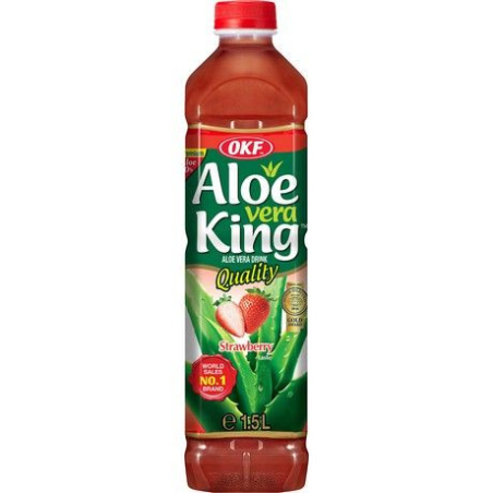 Aloe Vera Getränk Erdbeer - Aloe Vera Getränk Erdbeer, Flasche 1.5 l