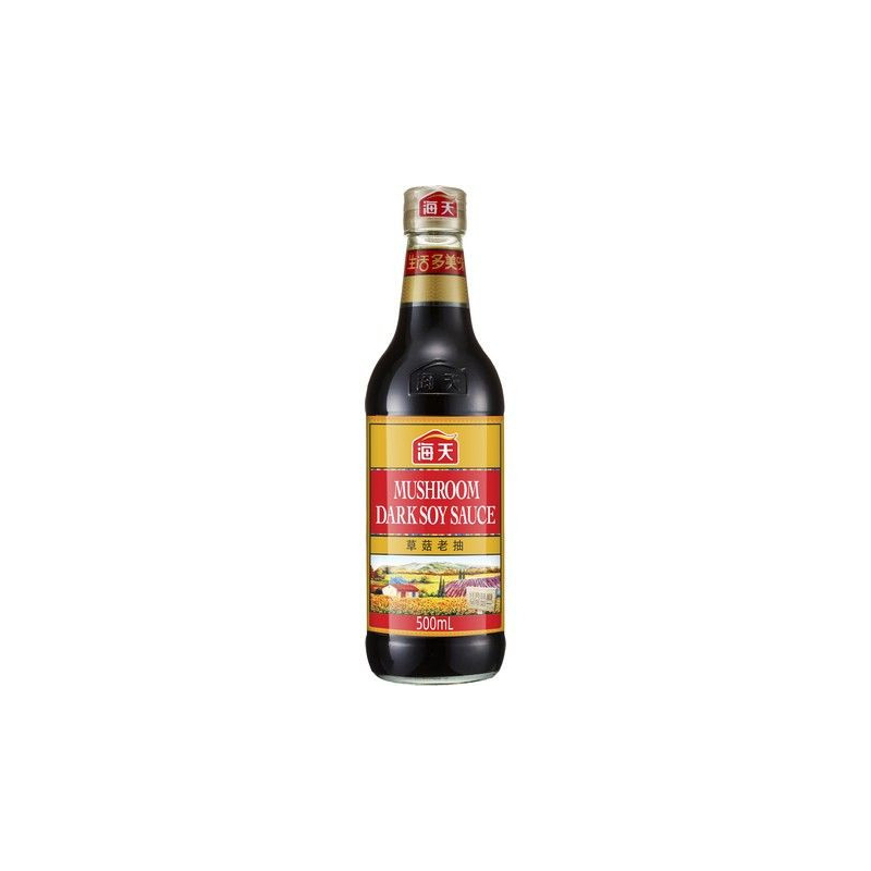 Sojasoße Dunkel Pilzgeschmack Superior - Sojasoße Dunkel Pilzgeschmack Superior, Flasche 500 ml