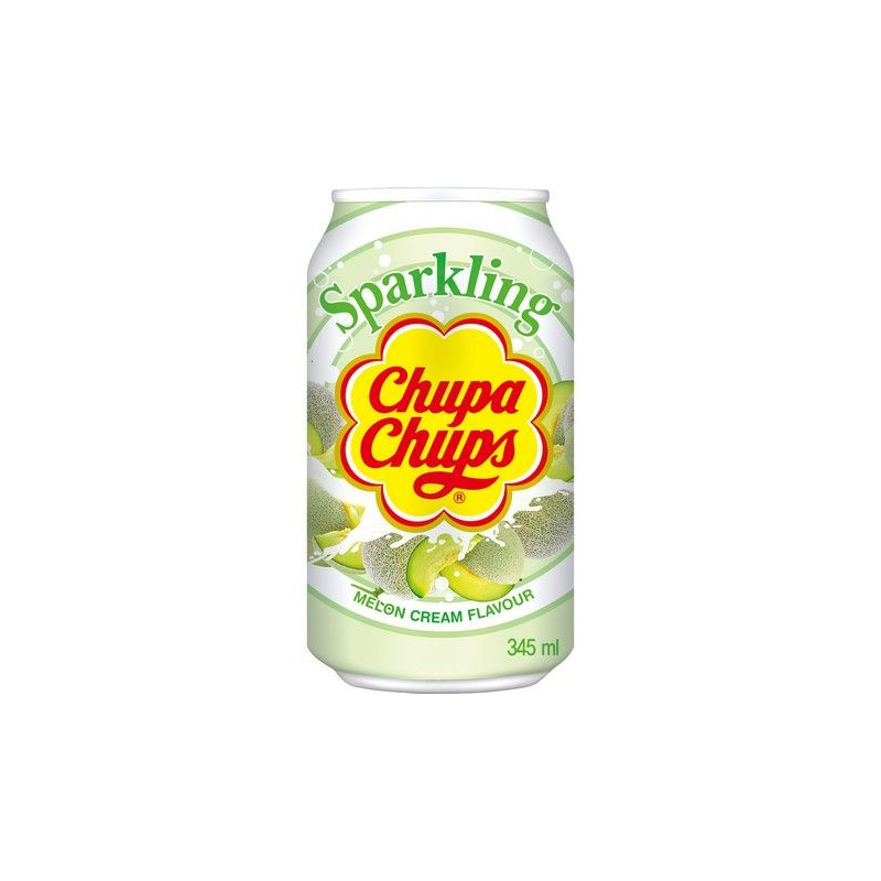 Chupa Chups Sparkling Melon Cream - Sparkling Melon Cream, Flasche 345 ml