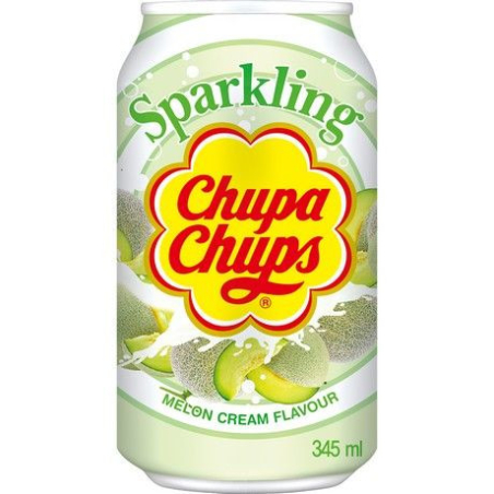 Chupa Chups Sparkling Melon Cream - Sparkling Melon Cream, Flasche 345 ml