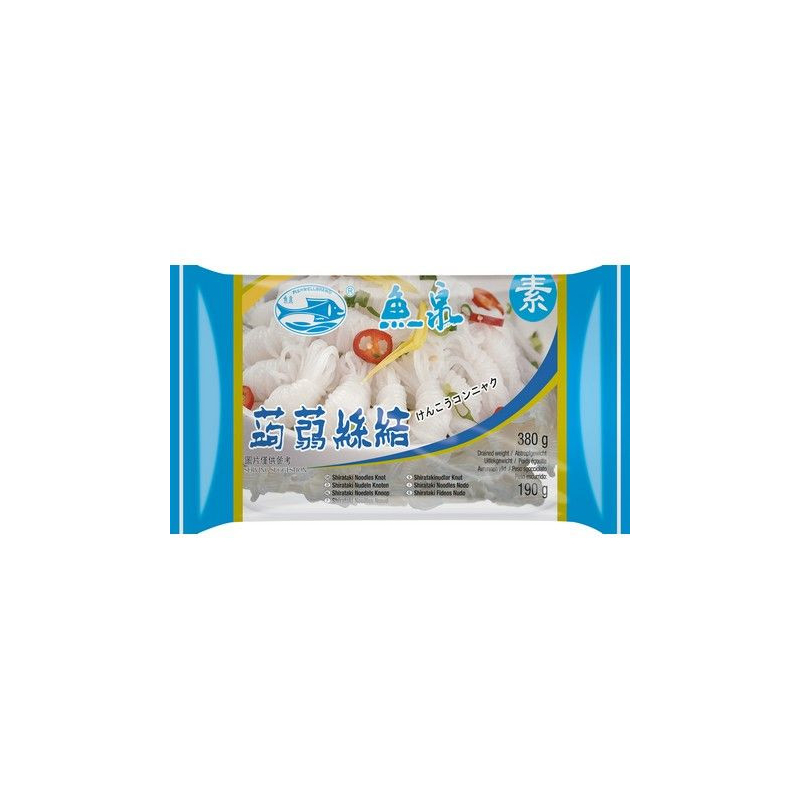 Shirataki Nudelnknoten - Shirataki Nudelnknoten, Pack 380 g