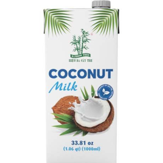 Kokosmilch UHT 17-19% Fett - Kokosmilch UHT 17-19% Fett, Flasche 1 l