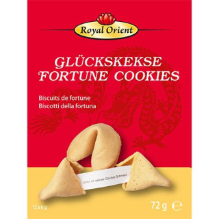 Glückskekse NL/EN/DE/FR - Glückskekse NL/EN/DE/FR, Stück 12 pcs