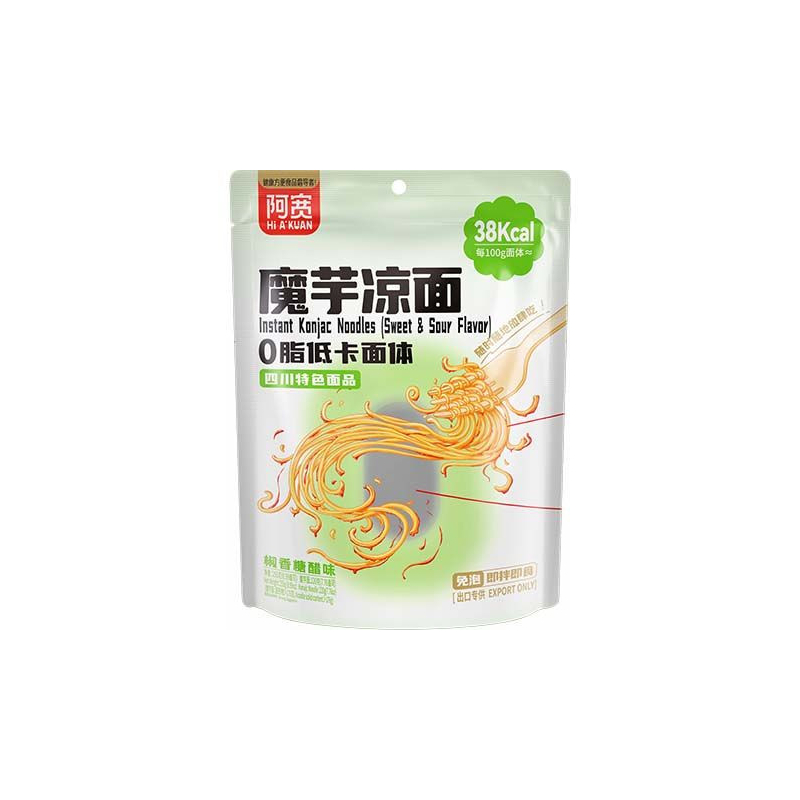 Instantnudeln Konjac Sweet & Sour - Instantnudeln Konjac Sweet & Sour, Pack 255 g