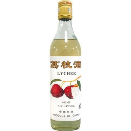 Litschiwein 14% Vol. - Litschiwein 14% Vol., Flasche 600 ml