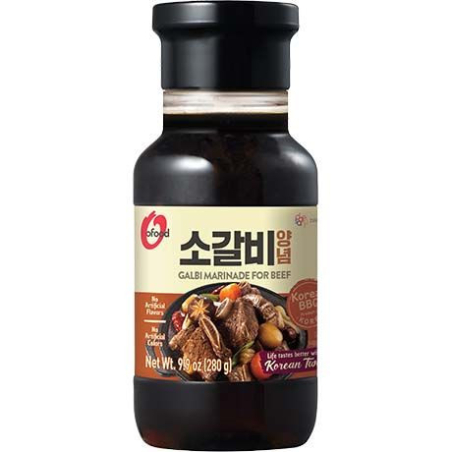 Koreanische BBQ-Marinade Kalbi für Rind - Koreanische BBQ-Marinade Kalbi für Rind, Pack 280 g