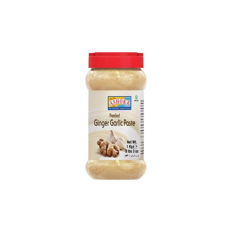 Geschälter Ingwer-Knoblauch-Paste - Geschälter Ingwer-Knoblauch-Paste, Pack 1 kg