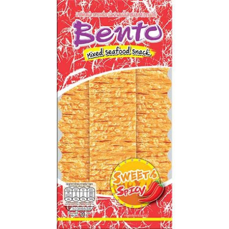 Tintenfisch Snack Sweet & Spicy - Tintenfisch Snack Sweet & Spicy, Pack 20 g