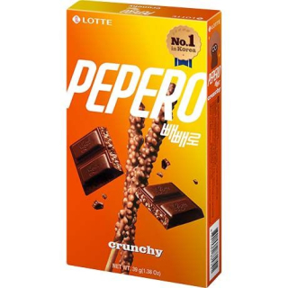 Pepero Keksstangen Crunchy - Pepero Keksstangen Crunchy, Pack 39 g