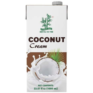 Kokoscreme 22-24% Fett - Kokoscreme 22-24% Fett, Flasche 1 l