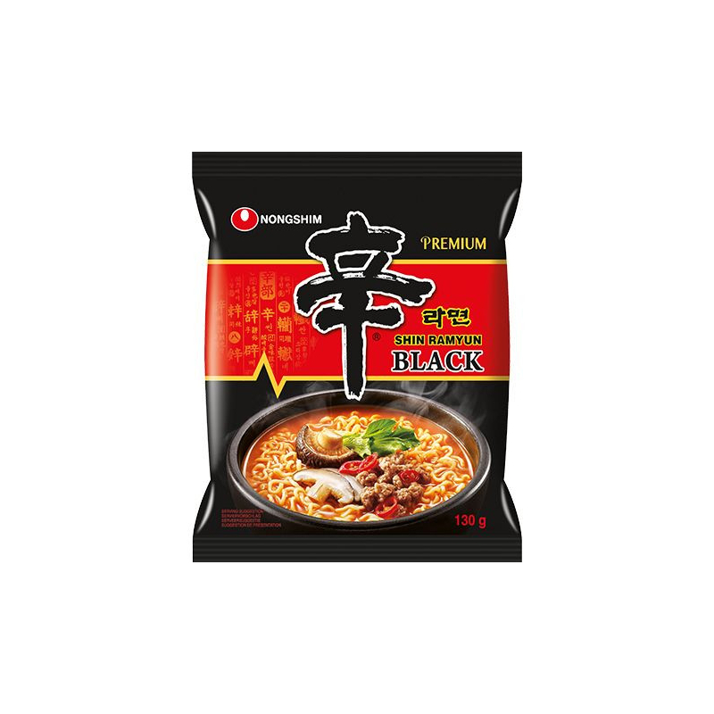 Instantnudeln Shin Ramyun Schwarz - Instantnudeln Shin Ramyun Schwarz, Pack 130 g