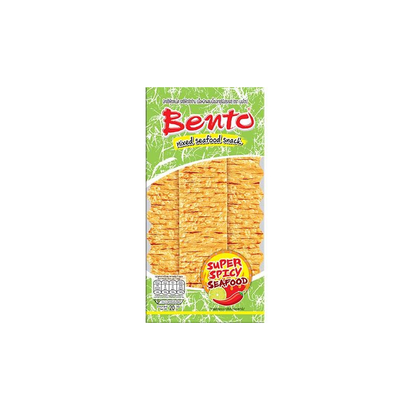 Tintenfisch Snack Meeresfrüchte Pikant - Tintenfisch Snack Meeresfrüchte Pikant, Pack 20 g