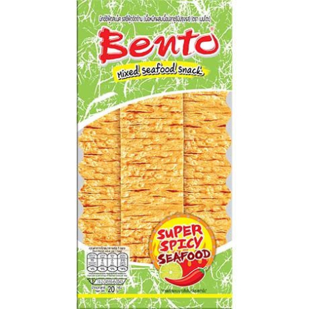 Tintenfisch Snack Meeresfrüchte Pikant - Tintenfisch Snack Meeresfrüchte Pikant, Pack 20 g