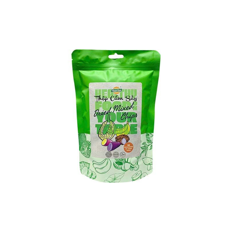 Gemischte Fruchtchips - Gemischte Fruchtchips, Pack 100 g