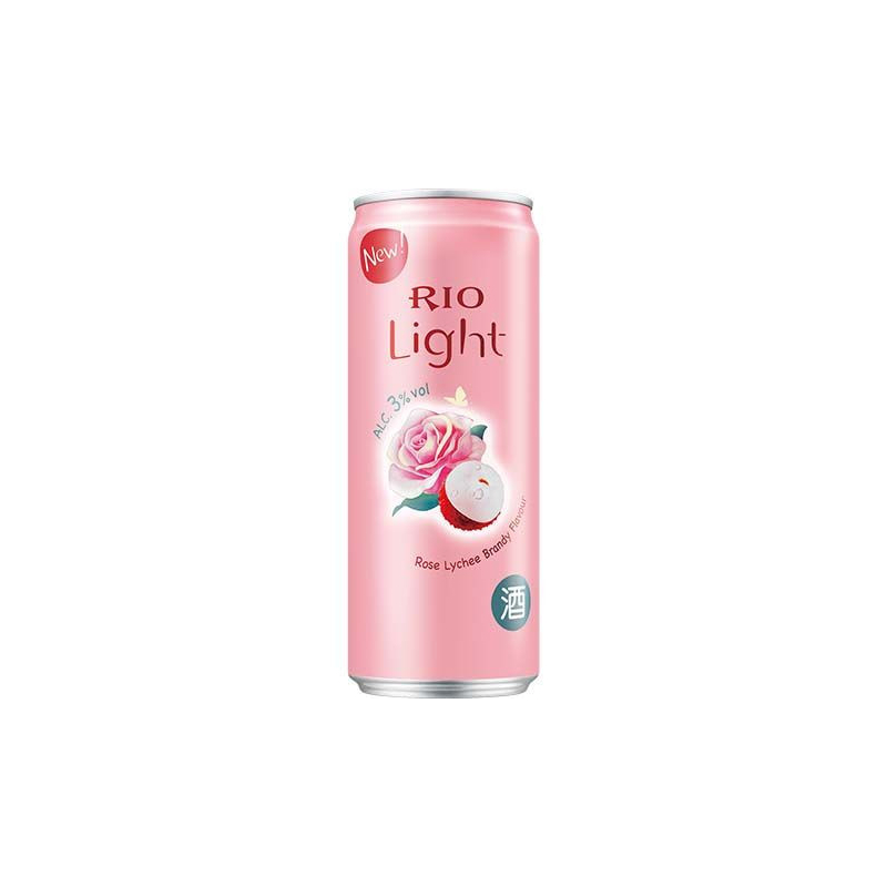 Cocktail Rose, Litschi & Brandy 3% Vol. - Cocktail Rose, Litschi & Brandy 3% Vol., Flasche 330 ml