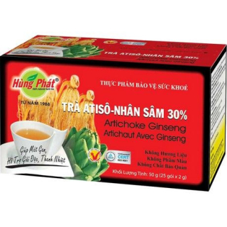 Artischocke-Ginseng-Tee - Artischocke-Ginseng-Tee, Pack 2 g