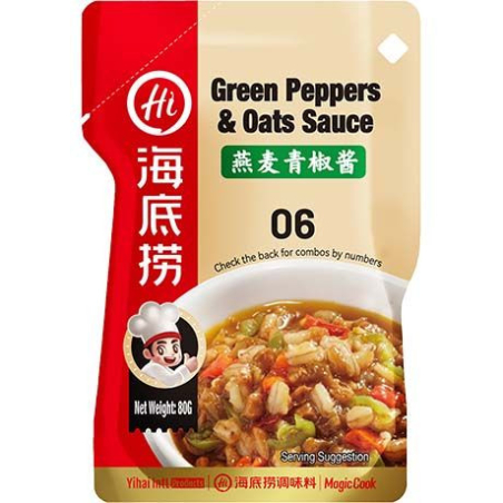 Grüne Chili- & Haferflocken-Soße - Grüne Chili- & Haferflocken-Soße, Pack 80 g