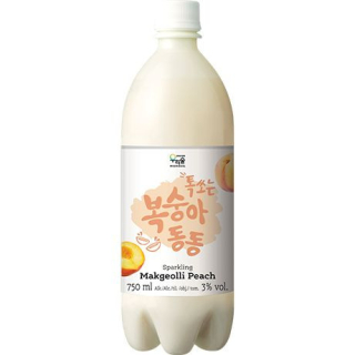 Reiswein Makgeolli Pfirsich 3% Vol. - Reiswein Makgeolli Pfirsich 3% Vol., Flasche 750 ml
