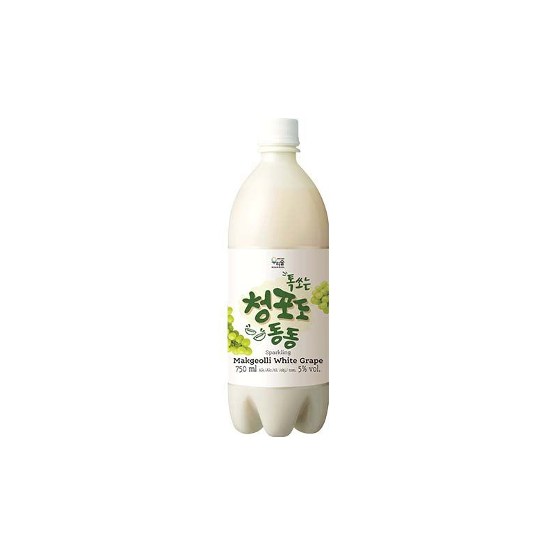 Reiswein Makgeolli Weiße Traube 5% Vol. - Reiswein Makgeolli Weiße Traube 5% Vol., Flasche 750 ml