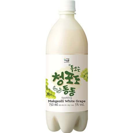 Reiswein Makgeolli Weiße Traube 5% Vol. - Reiswein Makgeolli Weiße Traube 5% Vol., Flasche 750 ml
