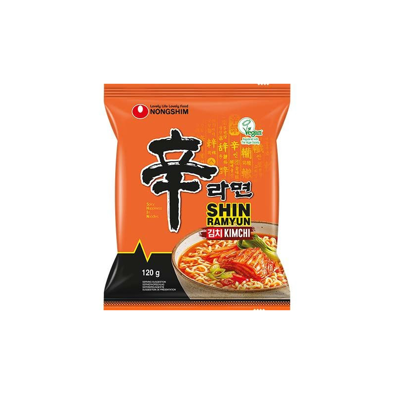 Instantnudeln Shin Kimchi 5er-Pack - Instantnudeln Shin Kimchi 5er-Pack, Pack 120 g