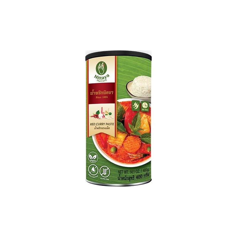 Currypaste Rot Vegan - Currypaste Rot Vegan, Pack 400 g