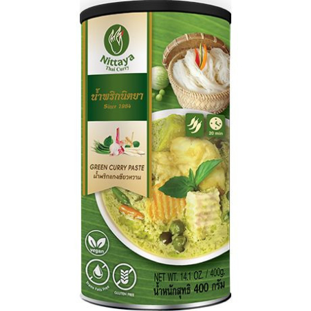 Currypaste Grün Vegan - Currypaste Grün Vegan, Pack 400 g