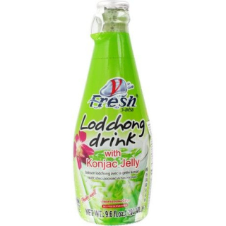 Lodchong Getränk mit Konjac Gelee - Lodchong Getränk mit Konjac Gelee, Flasche 290 ml
