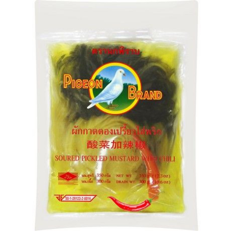 Grüner Senf mit Chili - Grüner Senf mit Chili, Pack 350 g