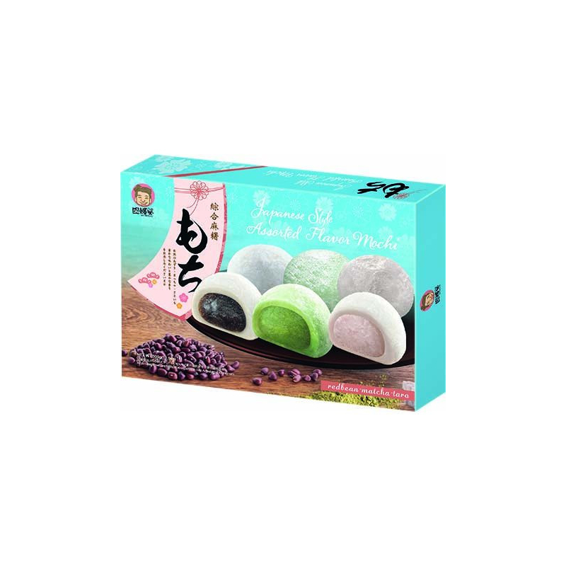 Mochi Mix Rote Bohnen, Matcha & Taro - Mochi Mix Rote Bohnen, Matcha & Taro, Pack 25 g