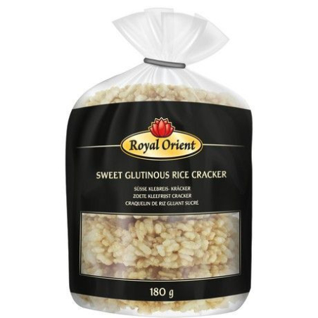 Klebreis Kräcker Süß - Klebreis Kräcker Süß, Pack 180 g
