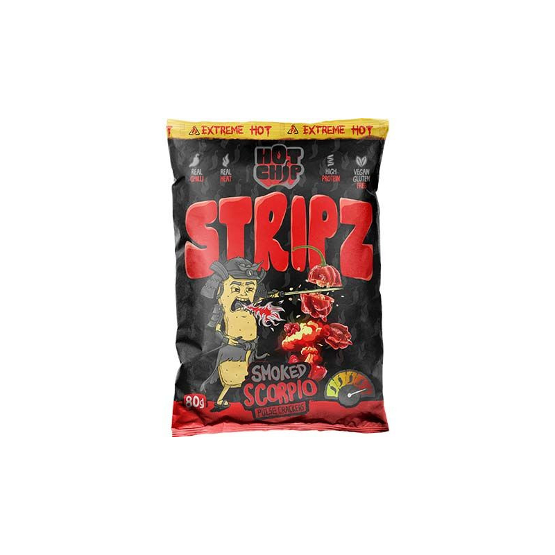 Chili Strips Smoked Scorpio Scharf - Chili Strips Smoked Scorpio Scharf, Pack 80 g