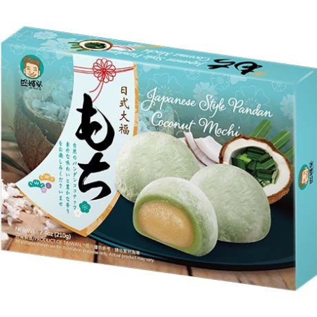 Mochi Kokos Pandan - Mochi Kokos Pandan, Pack 210 g