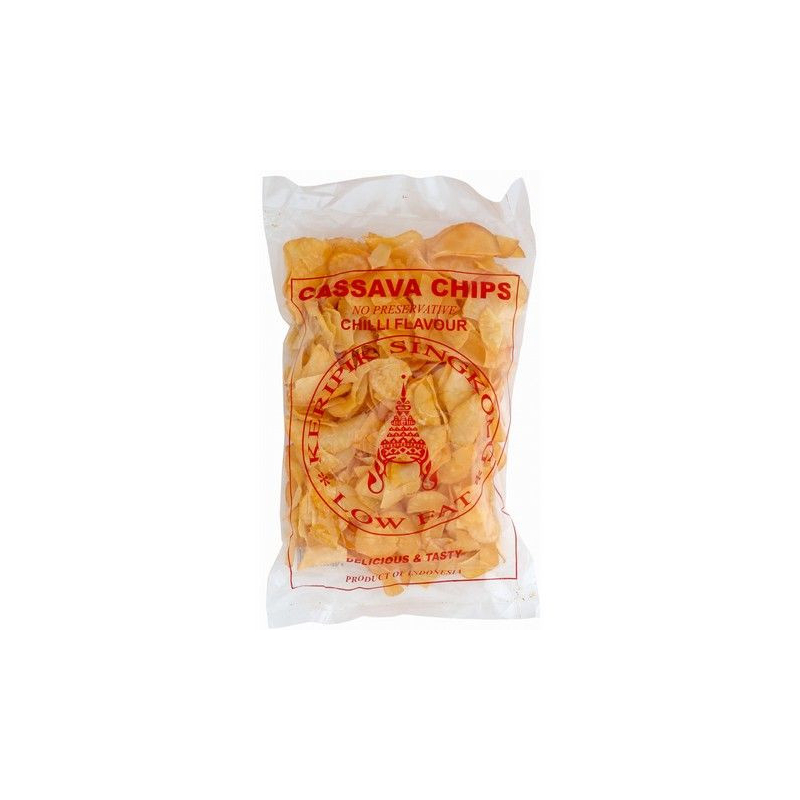 Maniok Chips mit Chili - Maniok Chips mit Chili, Pack 250 g