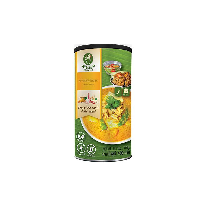 Currypaste Gelb Kari Vegan - Currypaste Gelb Kari Vegan, Pack 400 g