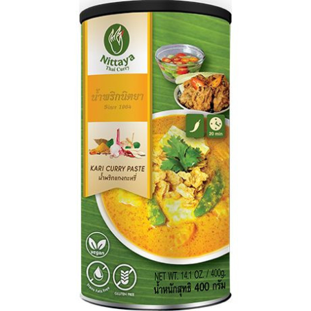 Currypaste Gelb Kari Vegan - Currypaste Gelb Kari Vegan, Pack 400 g