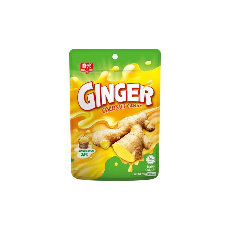 Ingwer-Kokos-Bonbons - Ingwer-Kokos-Bonbons, Pack 78 g