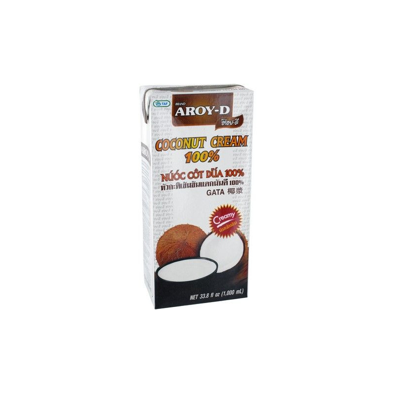 Kokoscreme UHT 21% Fett - Kokoscreme UHT 21% Fett, Flasche 1 l